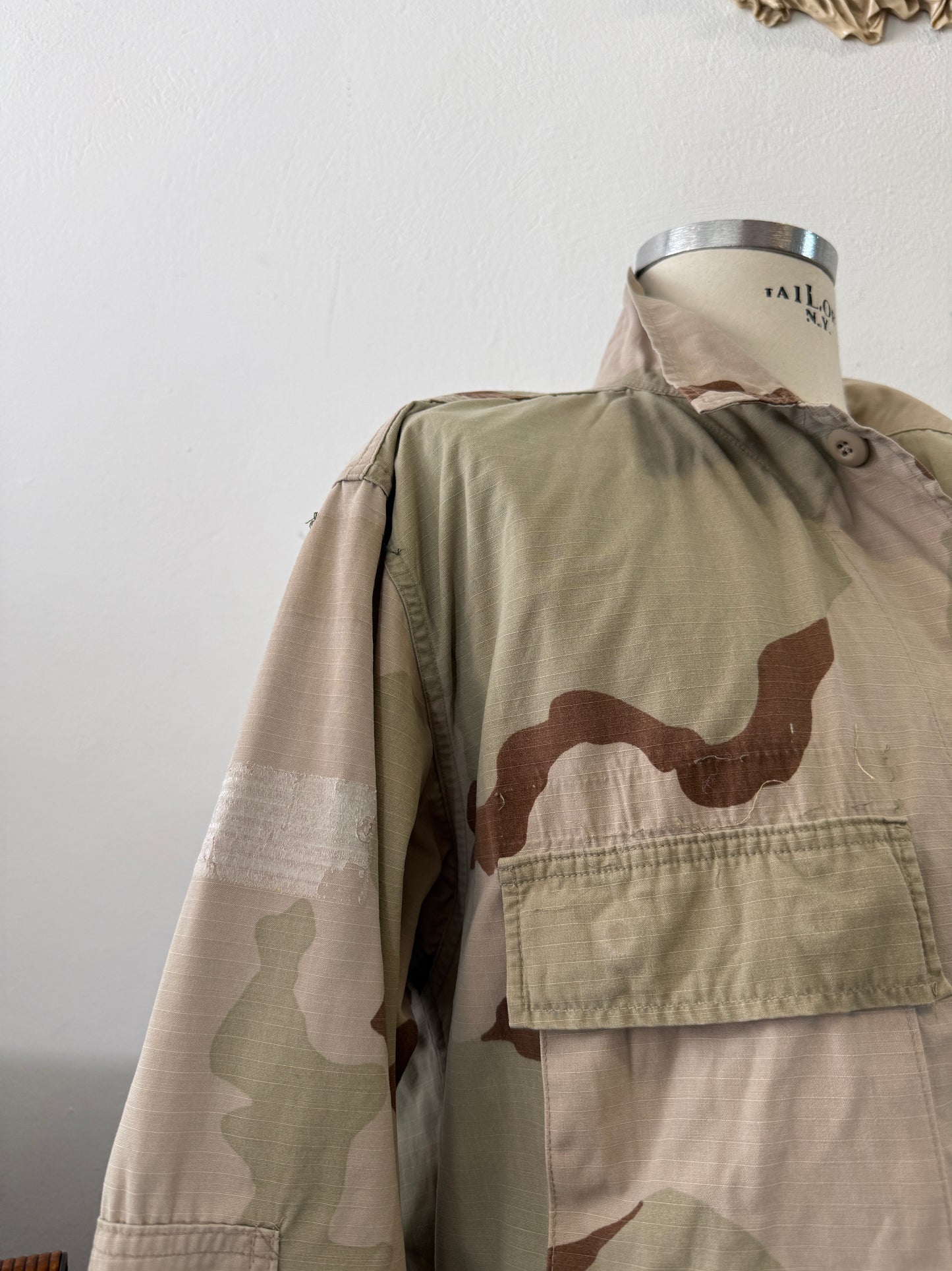 Vintage BDU Camo Jacket Ripstop US Army – XL