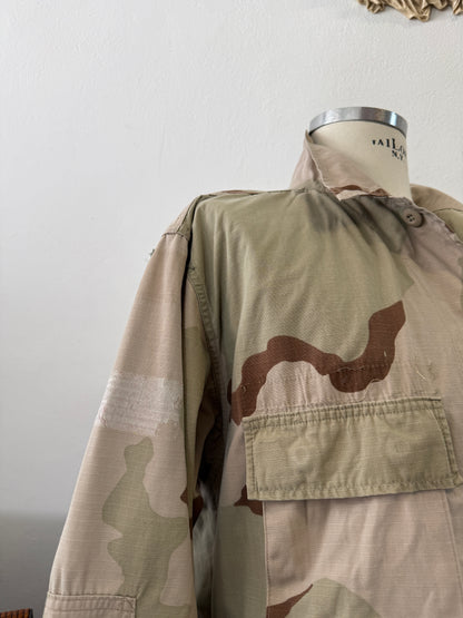 Vintage BDU Camo Jacket Ripstop US Army – XL