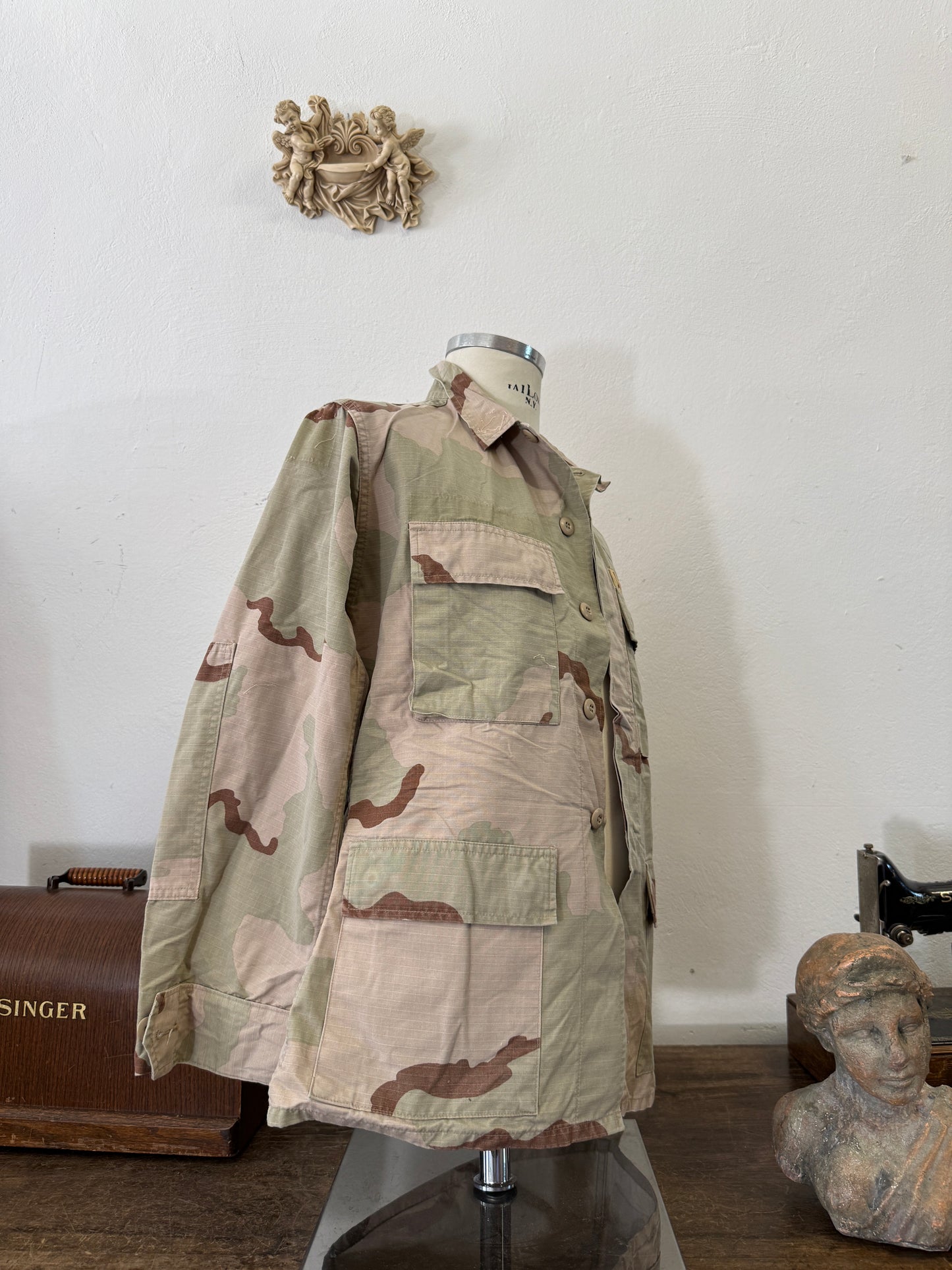 Vintage BDU Camo Jacket Ripstop US Army “M”