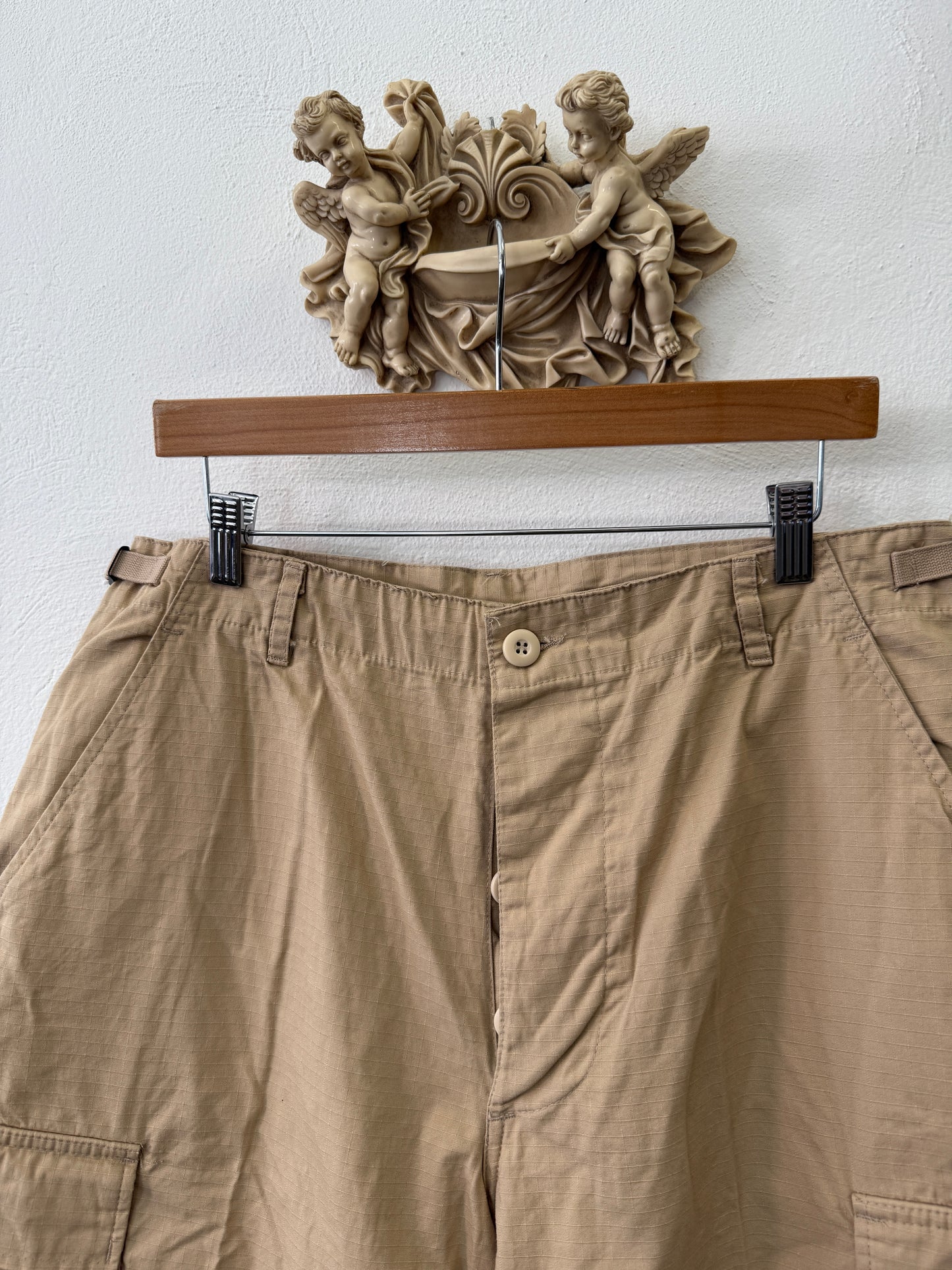 Beige Cargo Short Ripstop “W35”