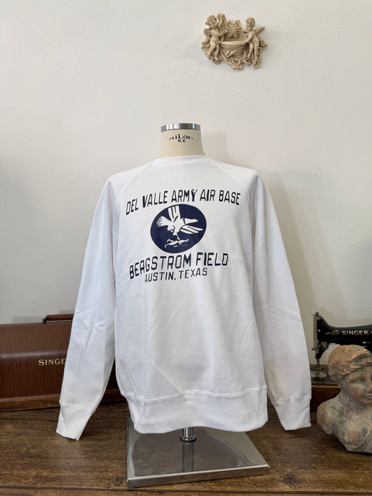 Raglan Del Valle Army Air Base Sweatshirt - Mister Archive®