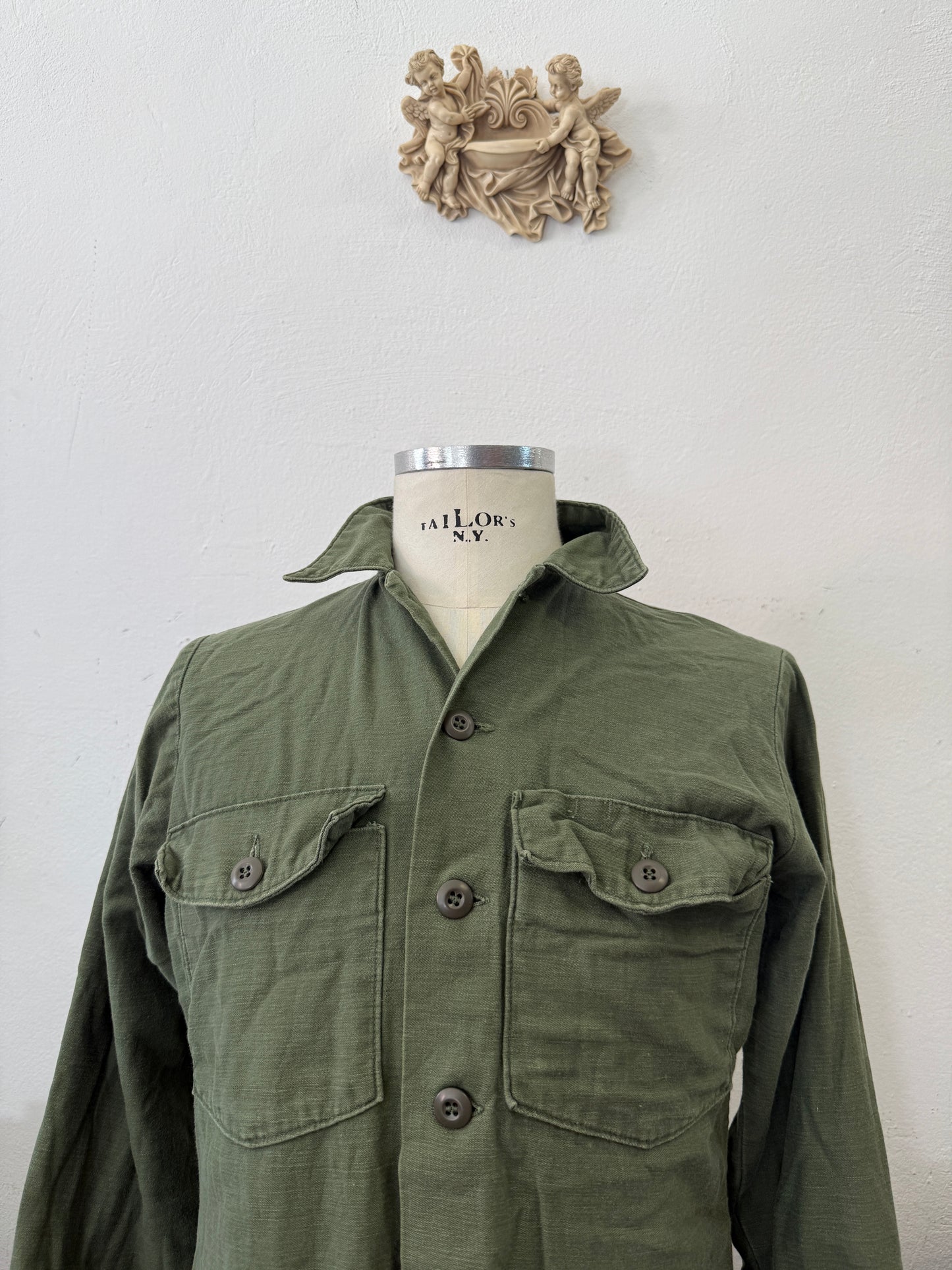 Vintage Og 107 Us Army Shirt “S”