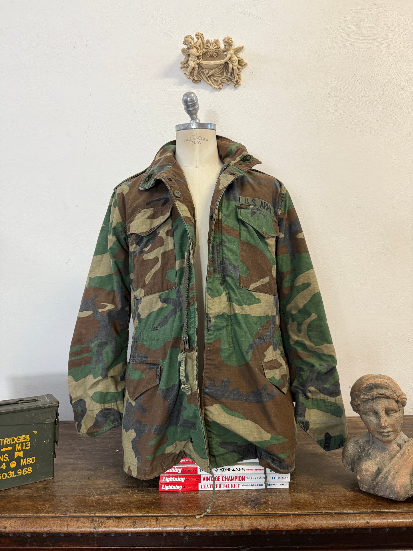 Vintage Woodland Field Jacket M65 Us Army “L/XL”