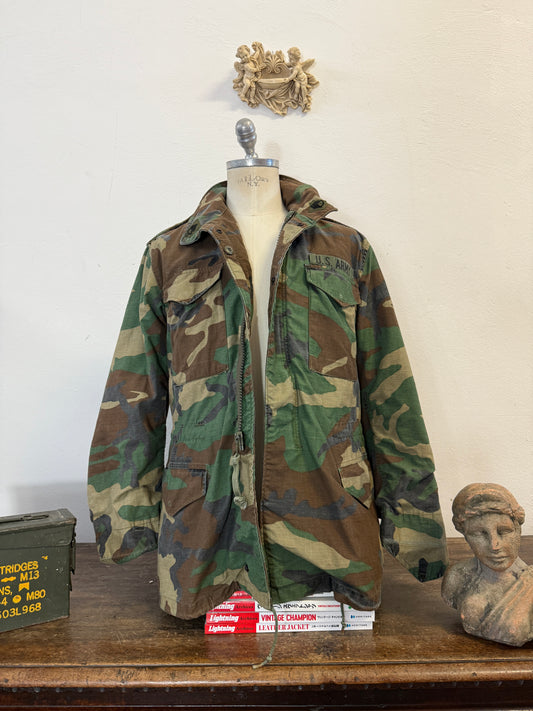 Vintage Woodland Field Jacket M65 Us Army “L/XL”
