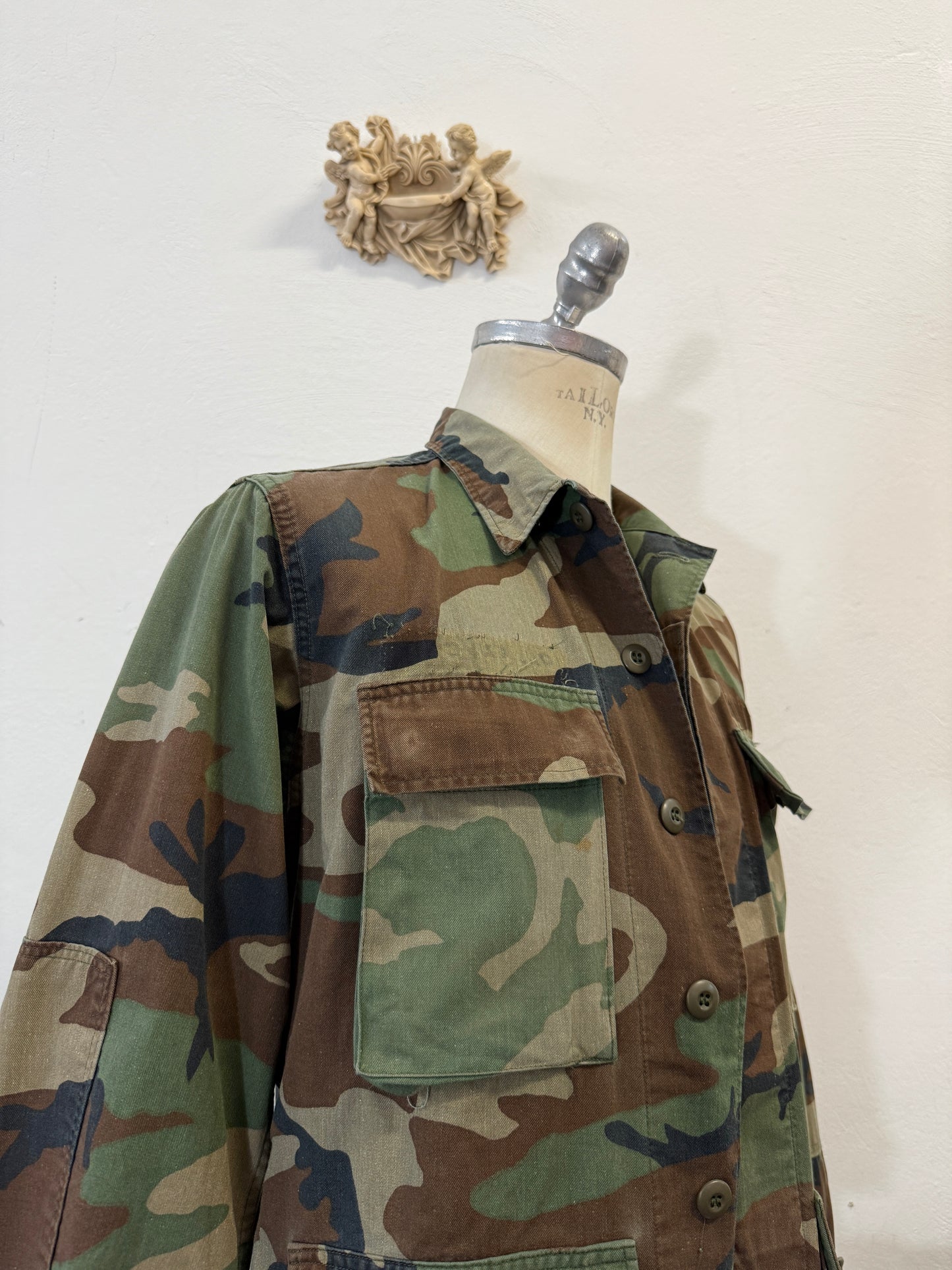 Vintage Woodland Jacket Us Army “M”