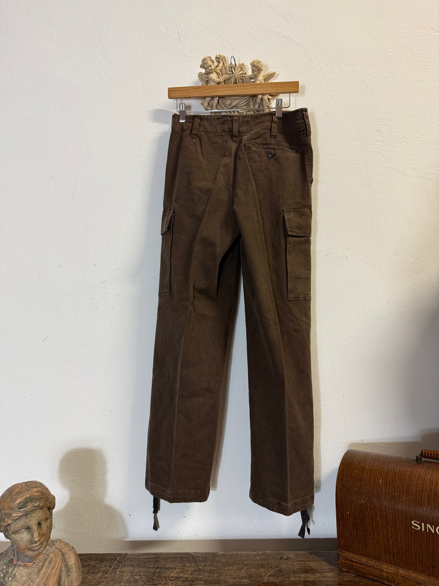 Vintage 80’s German Army Moleskin Cargo Pants “W29”
