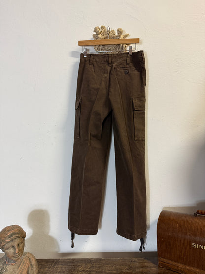 Vintage 80’s German Army Moleskin Cargo Pants “W29”