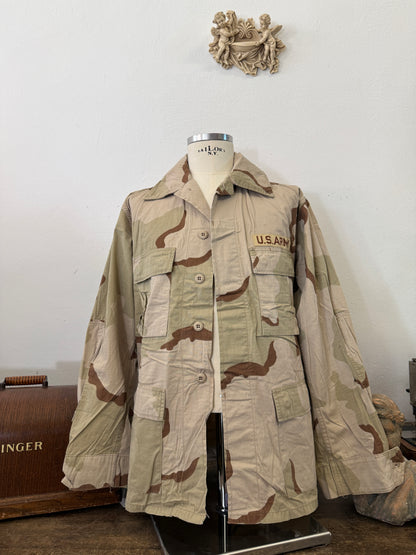 Vintage BDU Camo Jacket Ripstop US Army – XL