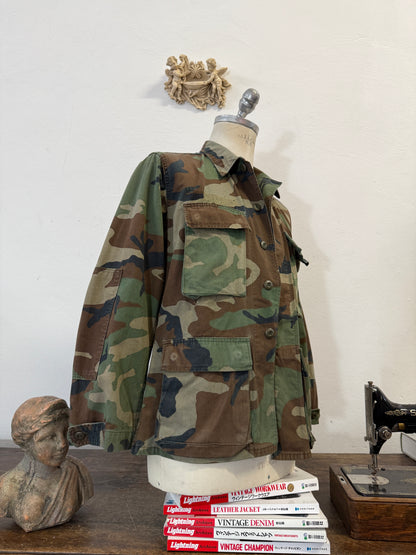 Vintage Woodland Jacket Us Army “M”