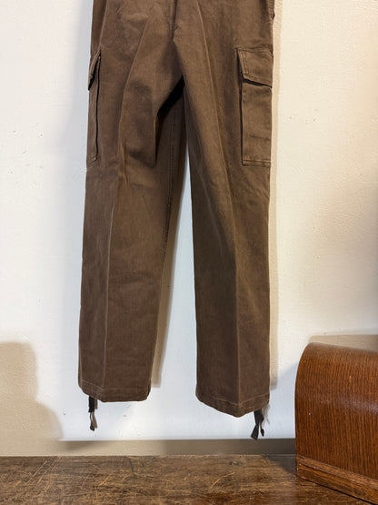 Vintage 80’s German Army Moleskin Cargo Pants “W29”