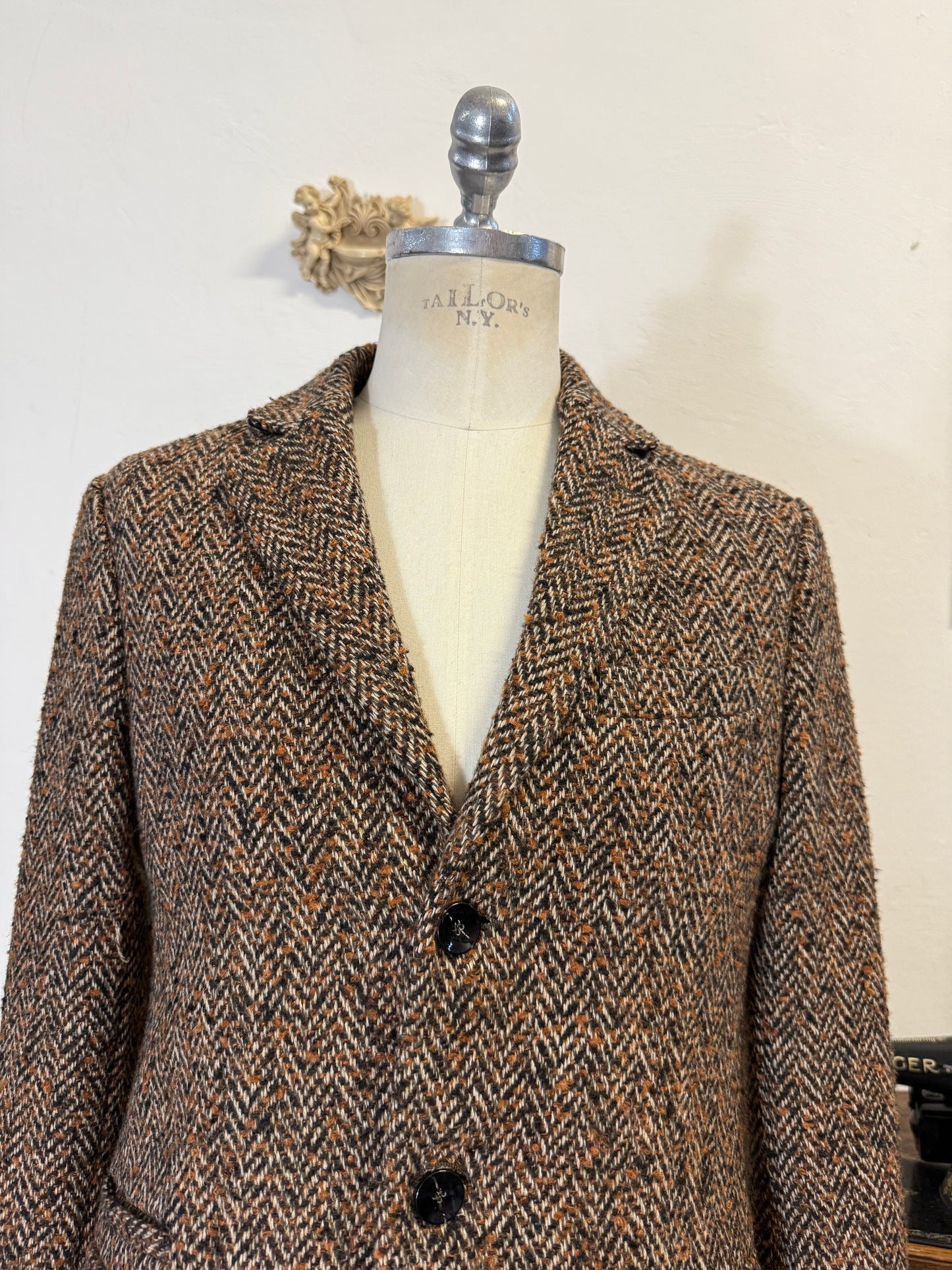 Herringbone Coat - M