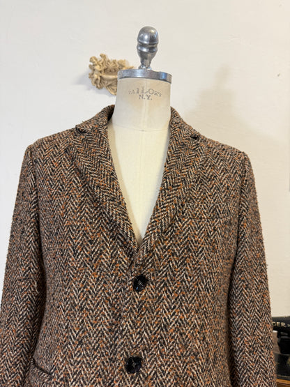 Herringbone Coat - M