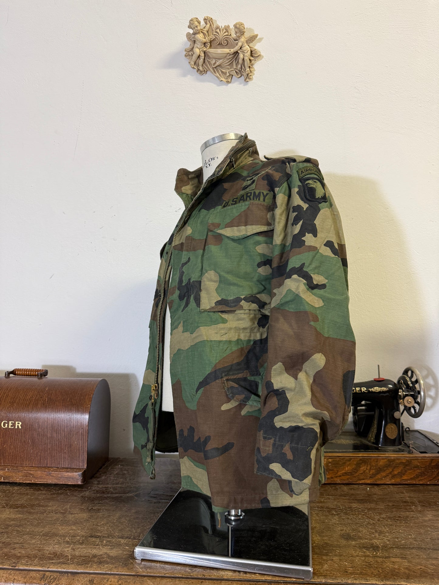 Vintage Woodland Field Jacket M65 Us Army “S”