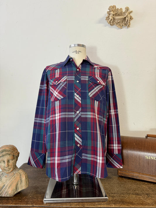 Vintage 80’s Western Shirt “L”