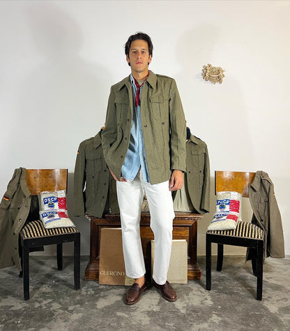 veste en laine de l’armée allemande vintage