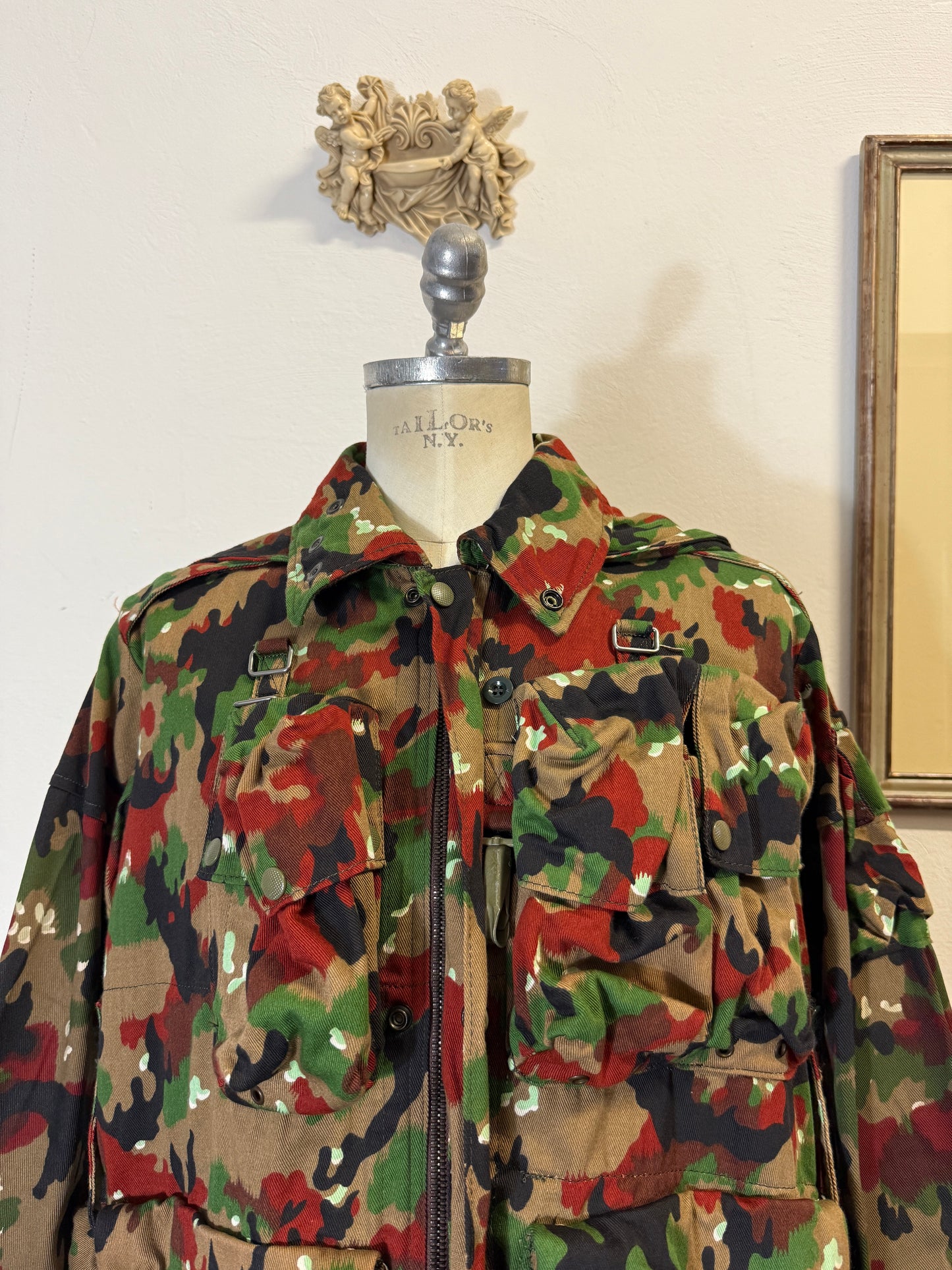 Vintage Swiss Army Camo Jacket M70 “L”