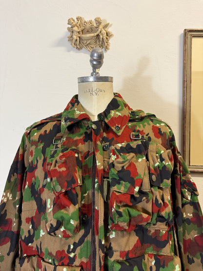 Vintage Swiss Army Camo Jacket M70 “L”