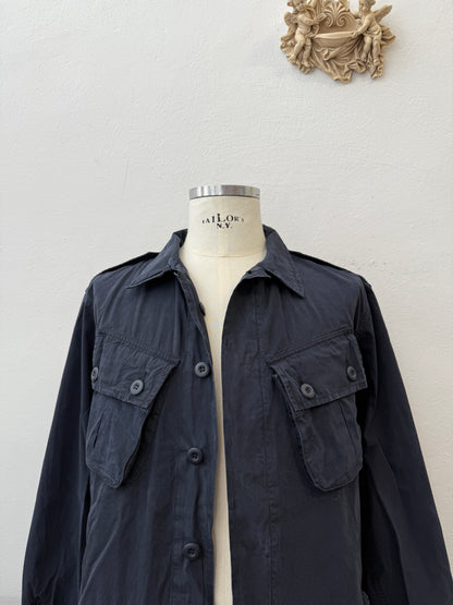 Jungle Jacket Popeline First Pattern Blue Navy - Chesapeake’s