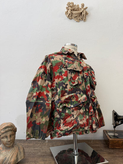 Vintage Swiss Army Camo Jacket M70 “S/M”