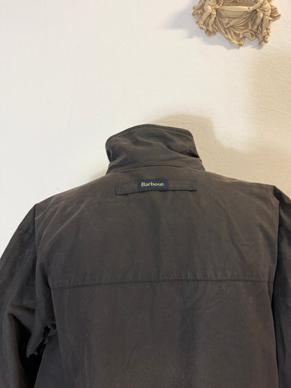 Vintage Black Wax Jacket Barbour Made in England “XL”