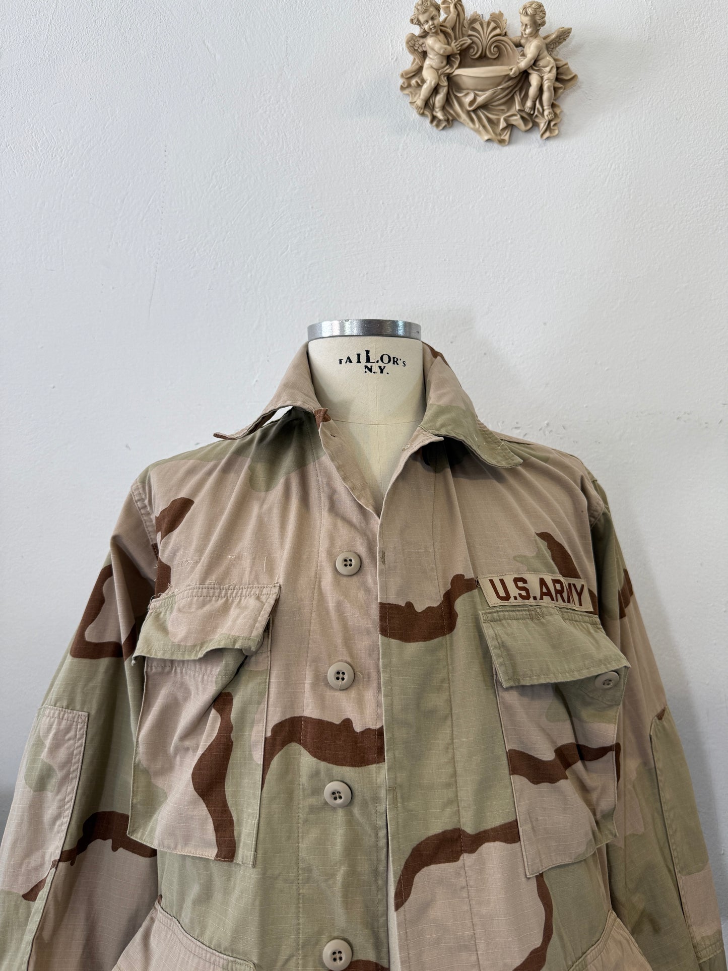 Vintage BDU Camo Jacket Ripstop US Army “M”