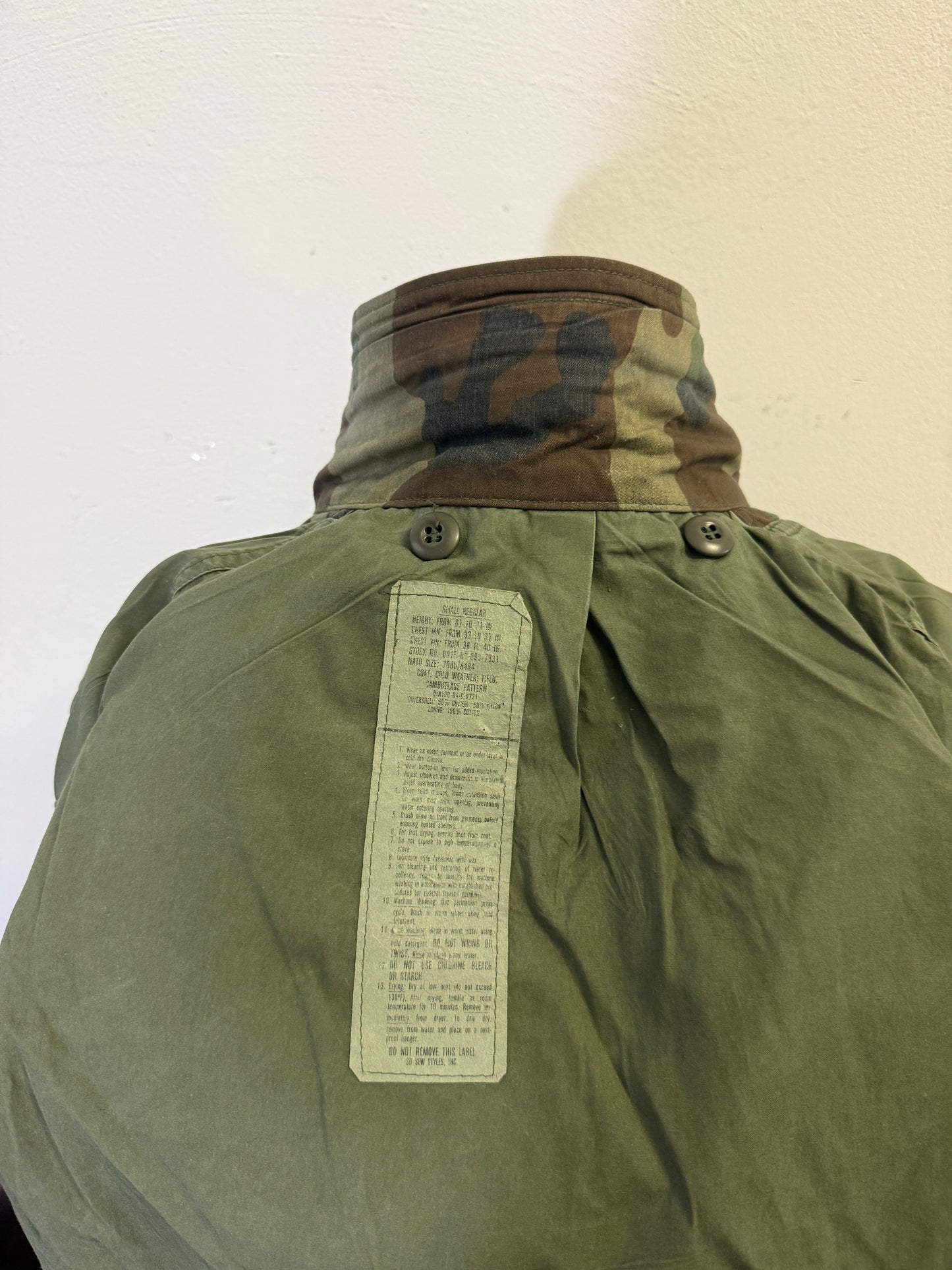 Vintage Woodland Field Jacket M65 Us Army “M”