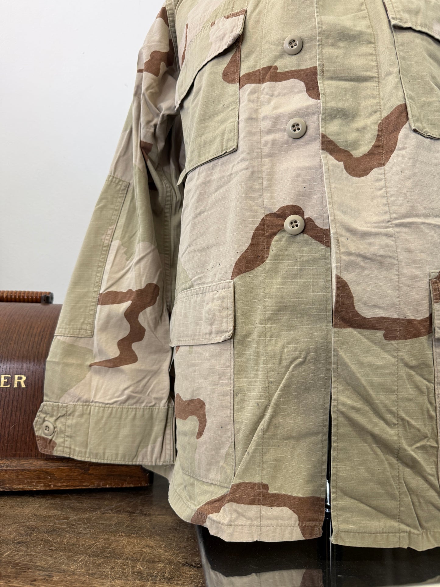 Vintage BDU Camo Jacket Ripstop US Army – L/XL