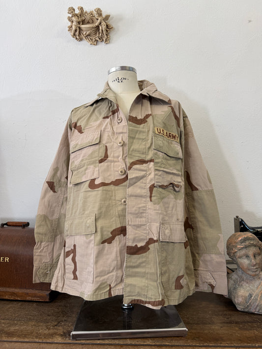 Vintage BDU Camo Jacket Ripstop US Army – XL