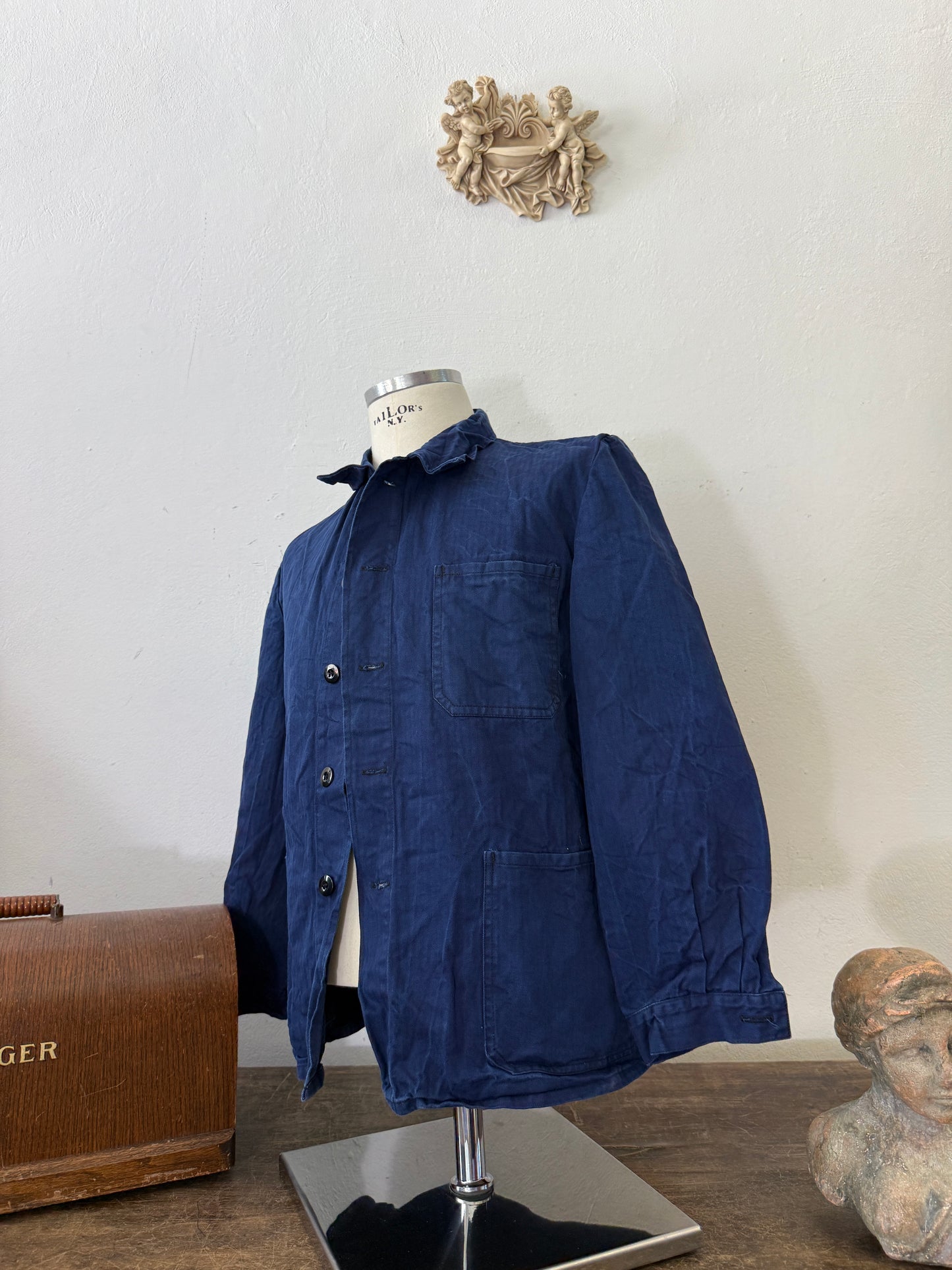 Vintage 80’s German Army Work Jacket HBT “S”
