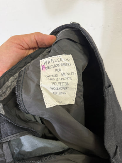 Vintage Grey German Army Wool Pants “W35”