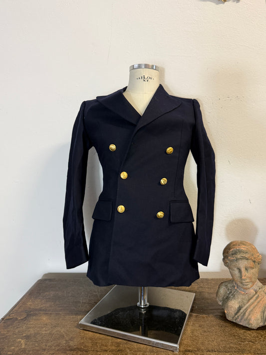 Vintage 80’s Double-Breasted Italian Financial Police Jacket “S”