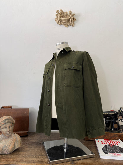 Vintage 80’s Faded Hungarian Army Shirt “S/M”
