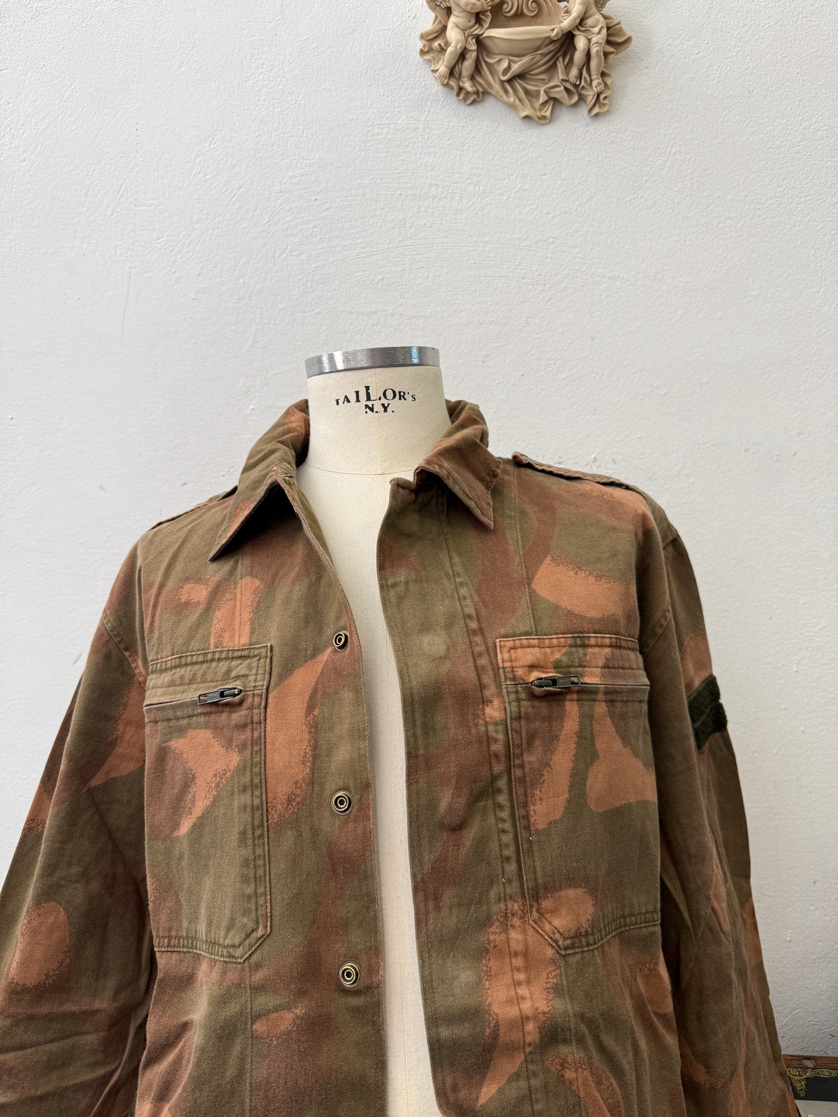 Vintage Hungarian Army Camo Jacket “XL”
