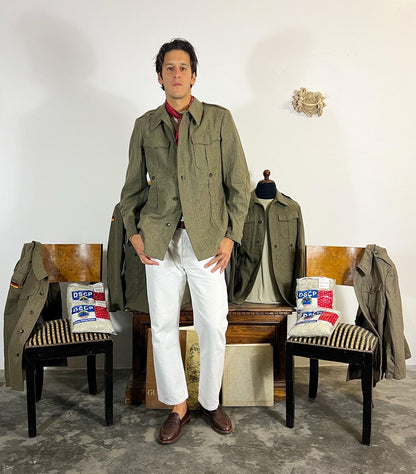 veste en laine de l’armée allemande vintage