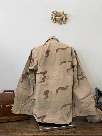 Vintage BDU Camo Jacket Ripstop US Army – L