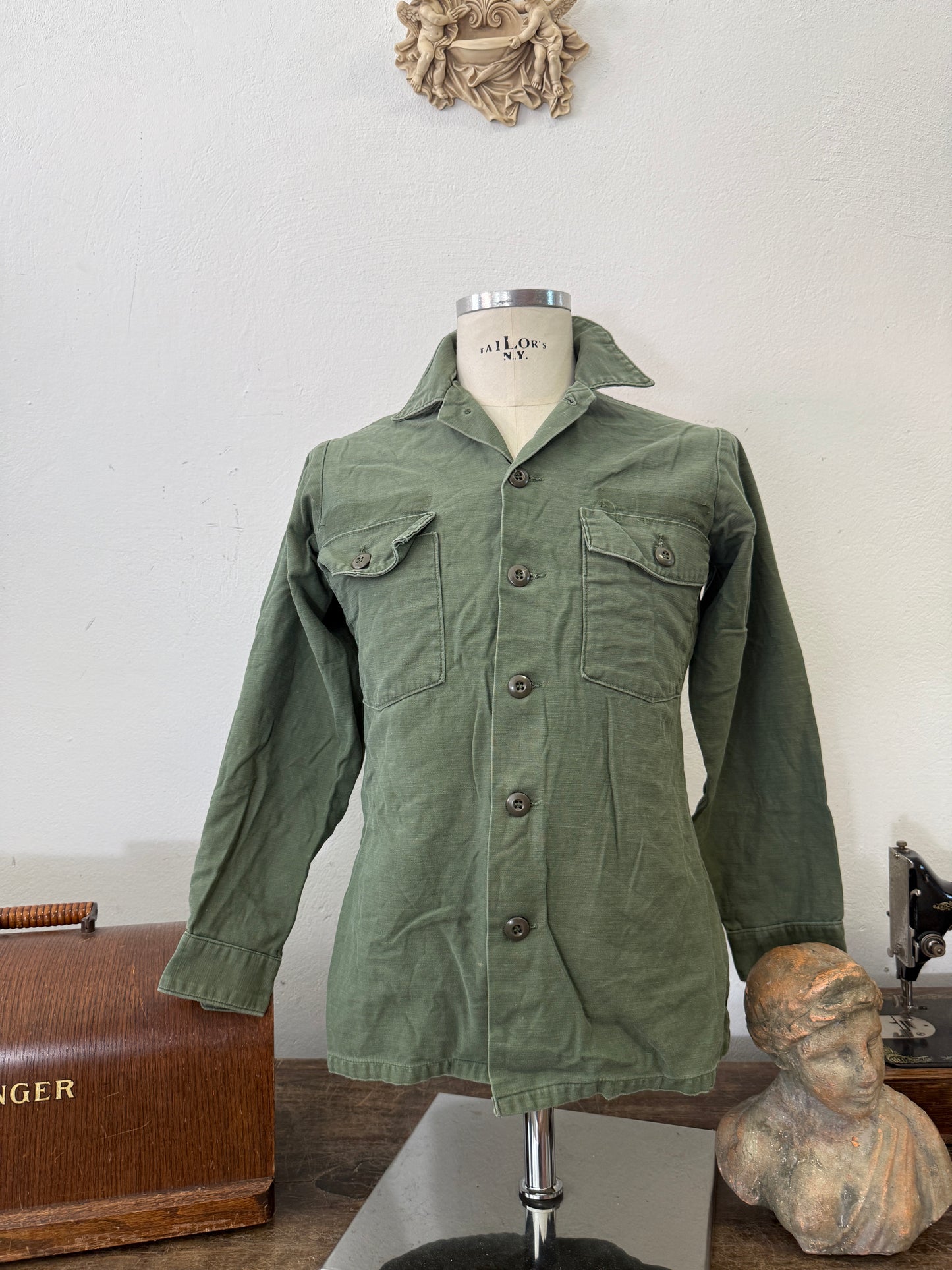 Vintage Og 107 Us Army Shirt “XS”