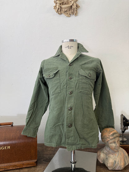 Vintage Og 107 Us Army Shirt “XS”