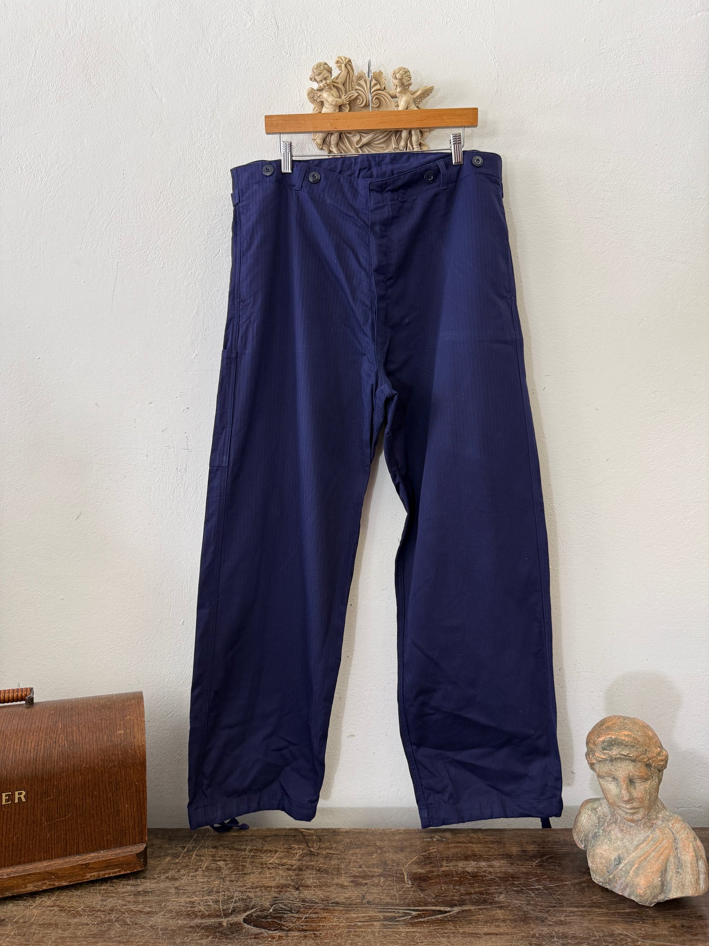 Vintage German Army Work Pants HBT “W38”