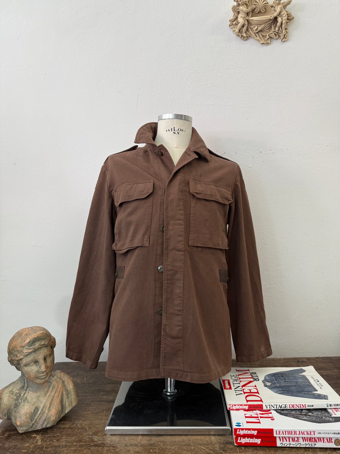 Vintage Moleskin German Army Jacket “M”