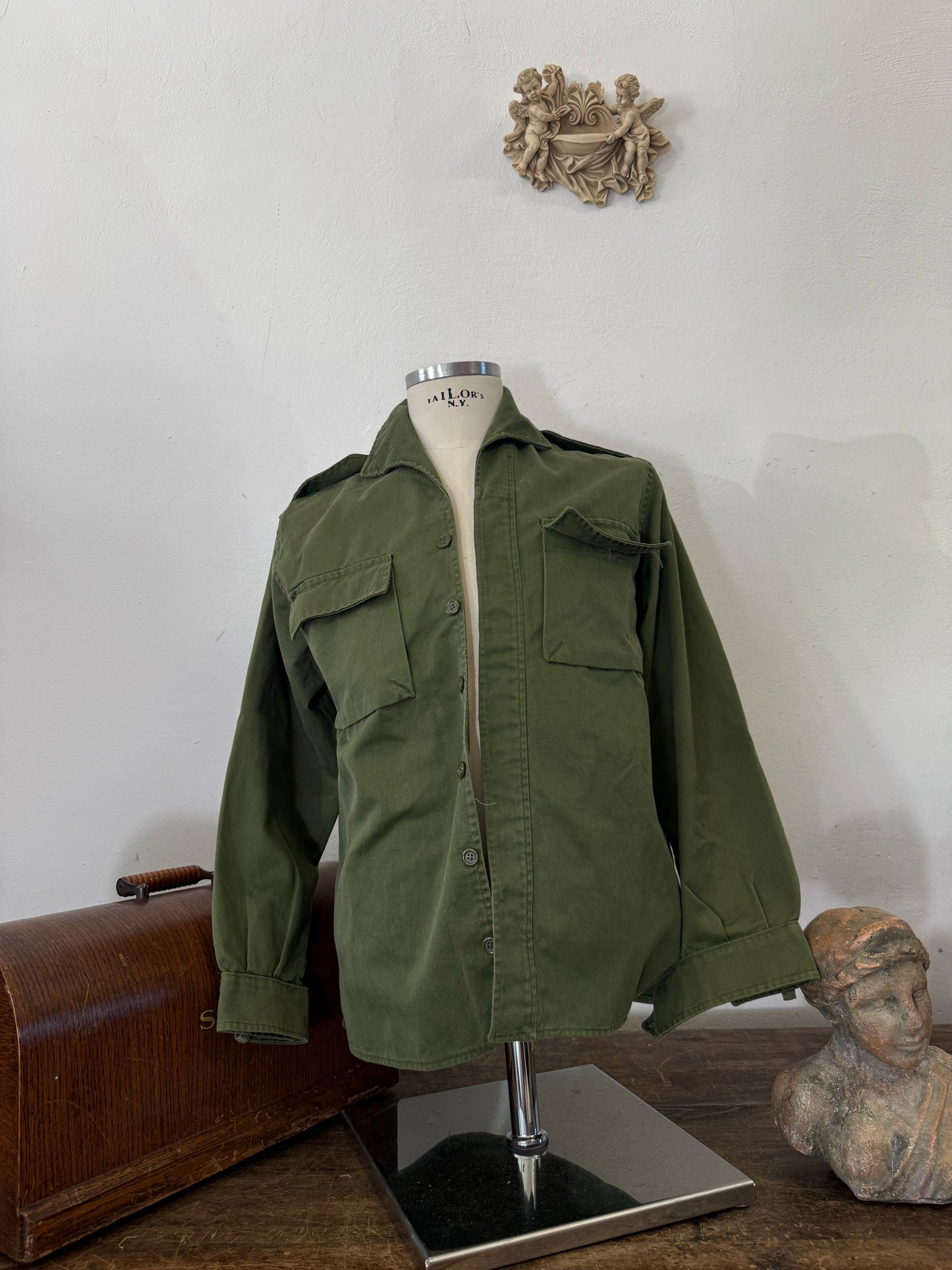 Vintage Spanish Army Shirt “M”