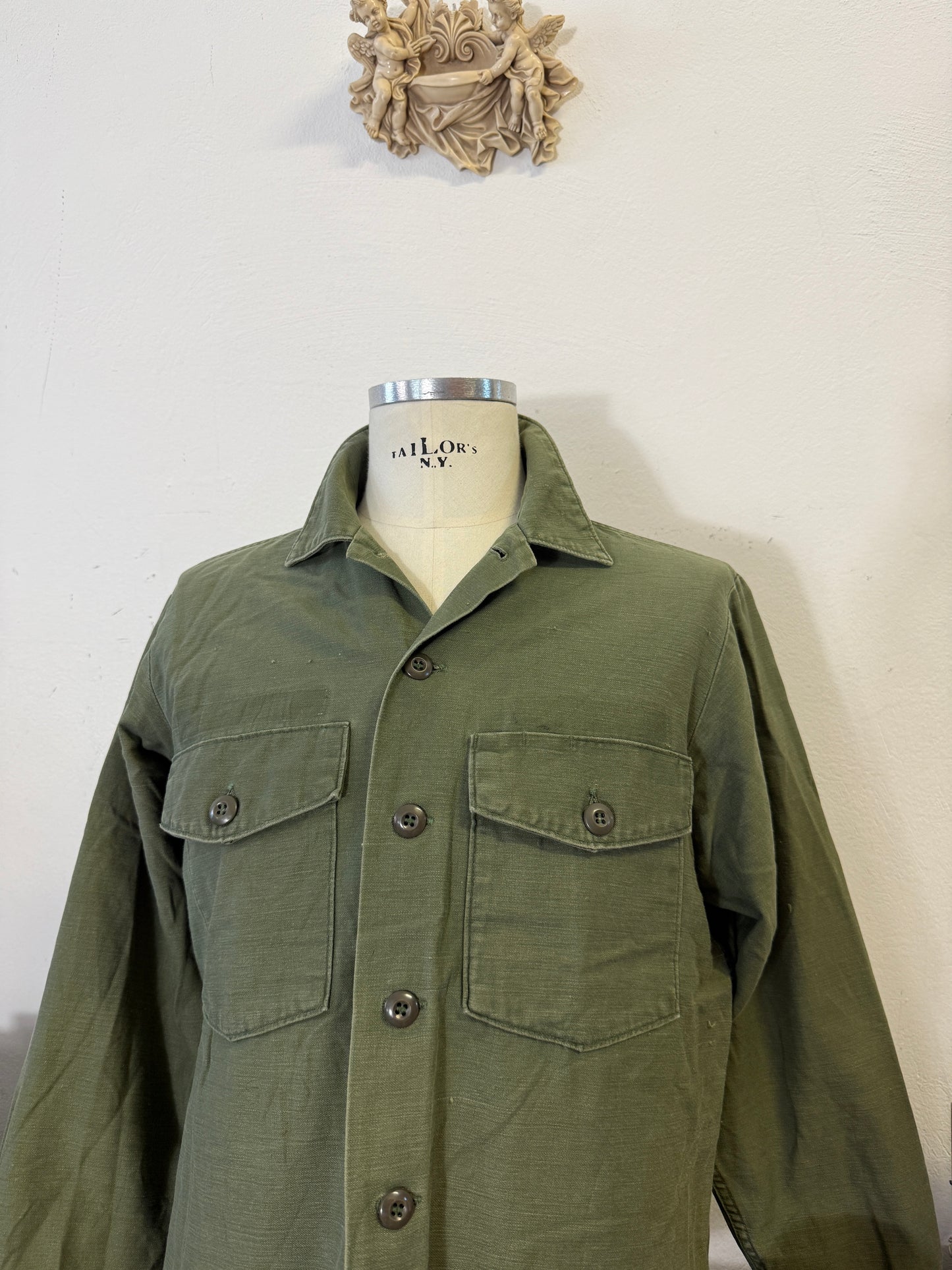 Vintage Og 107 Us Army Shirt “M/L”