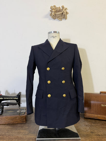 Vintage 80’s Italian Navy Double Breasted Jacket “S”