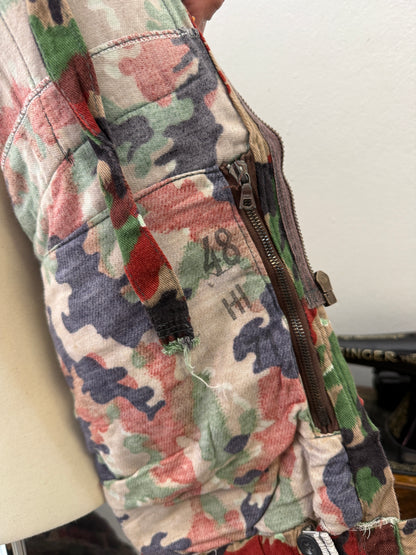 Vintage Swiss Army Camo Jacket M70 “S/M”