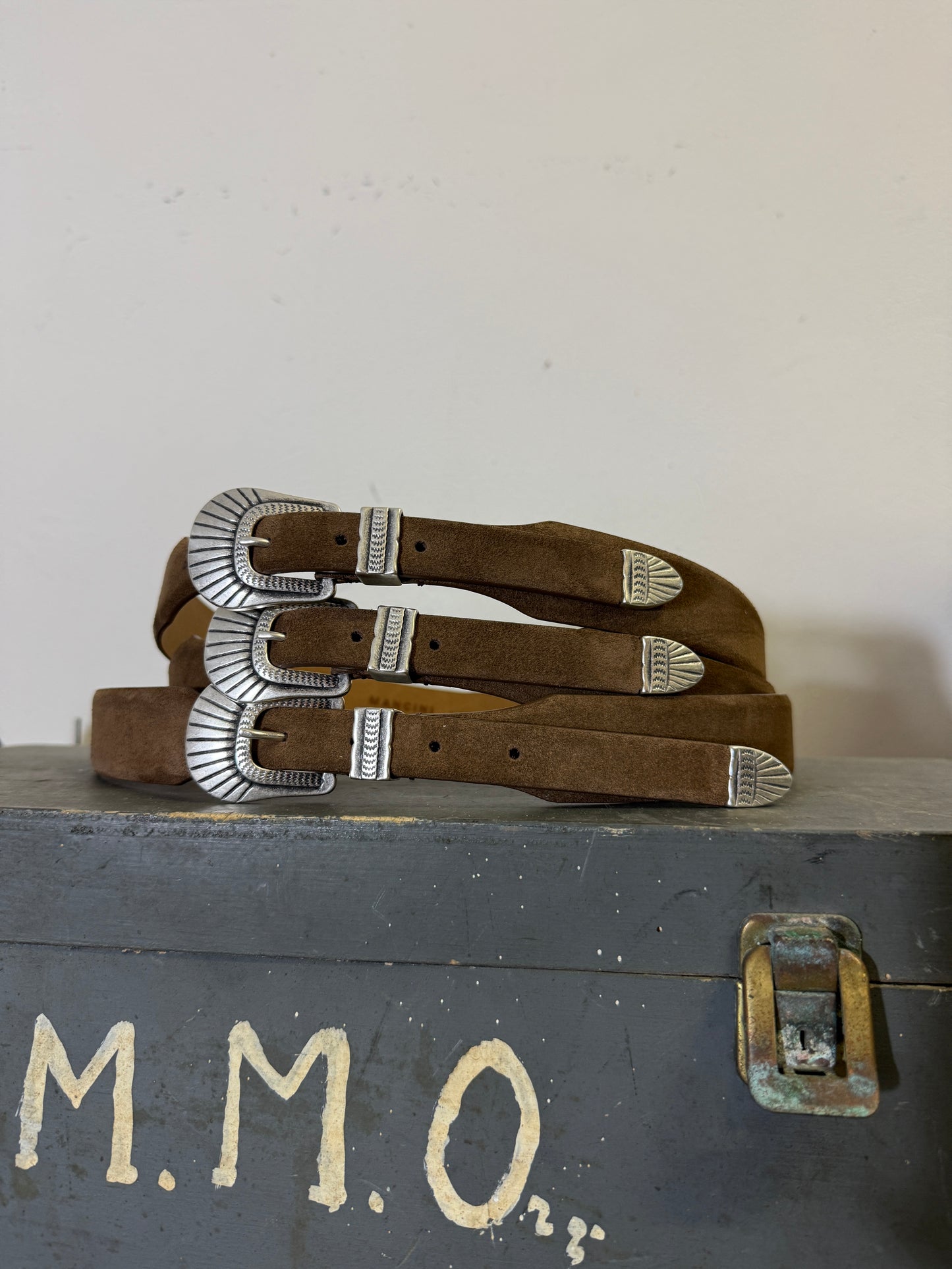 Western Suede Belt - Mancini 1979 x Mister Archive®