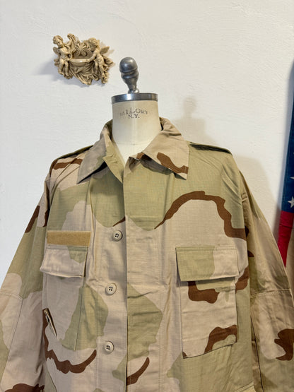Deadstock BDU Camo Jacket Rip Stop US Army –  “XXL”