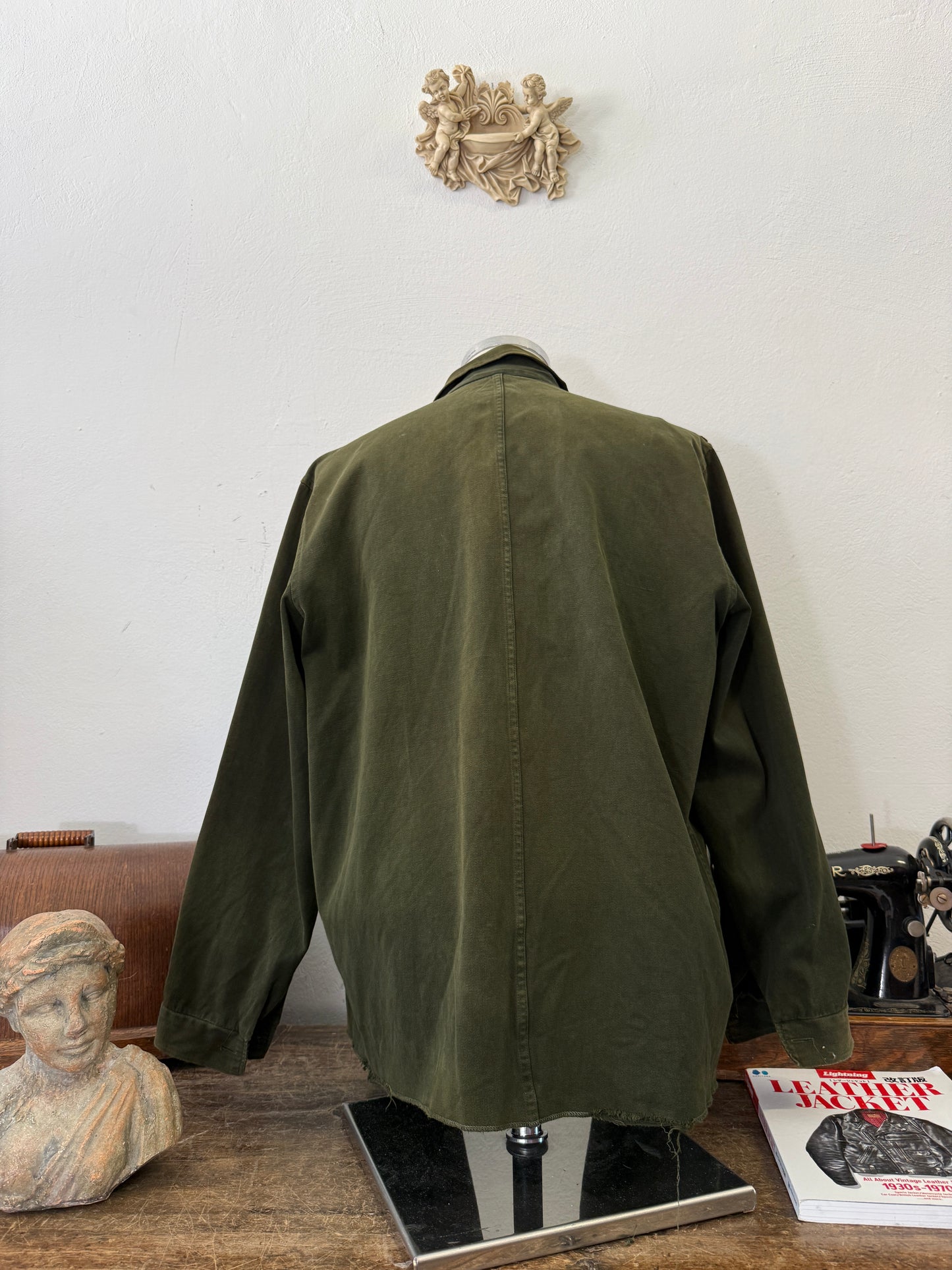 Vintage 80’s Faded Hungarian Army Shirt “L/XL”