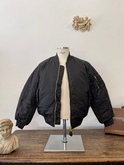 Black Bomber Jacket MA1