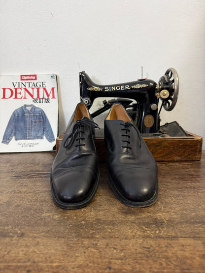 Used Church’s Men’s Black Leather Oxford Shoes – Made in England – UK Size 10
