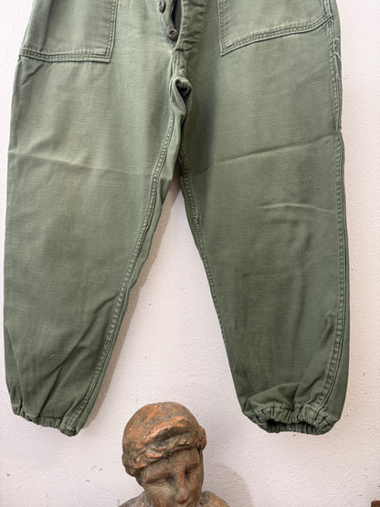 Vintage Og 107 Us Army Fatigue Pants “W33”