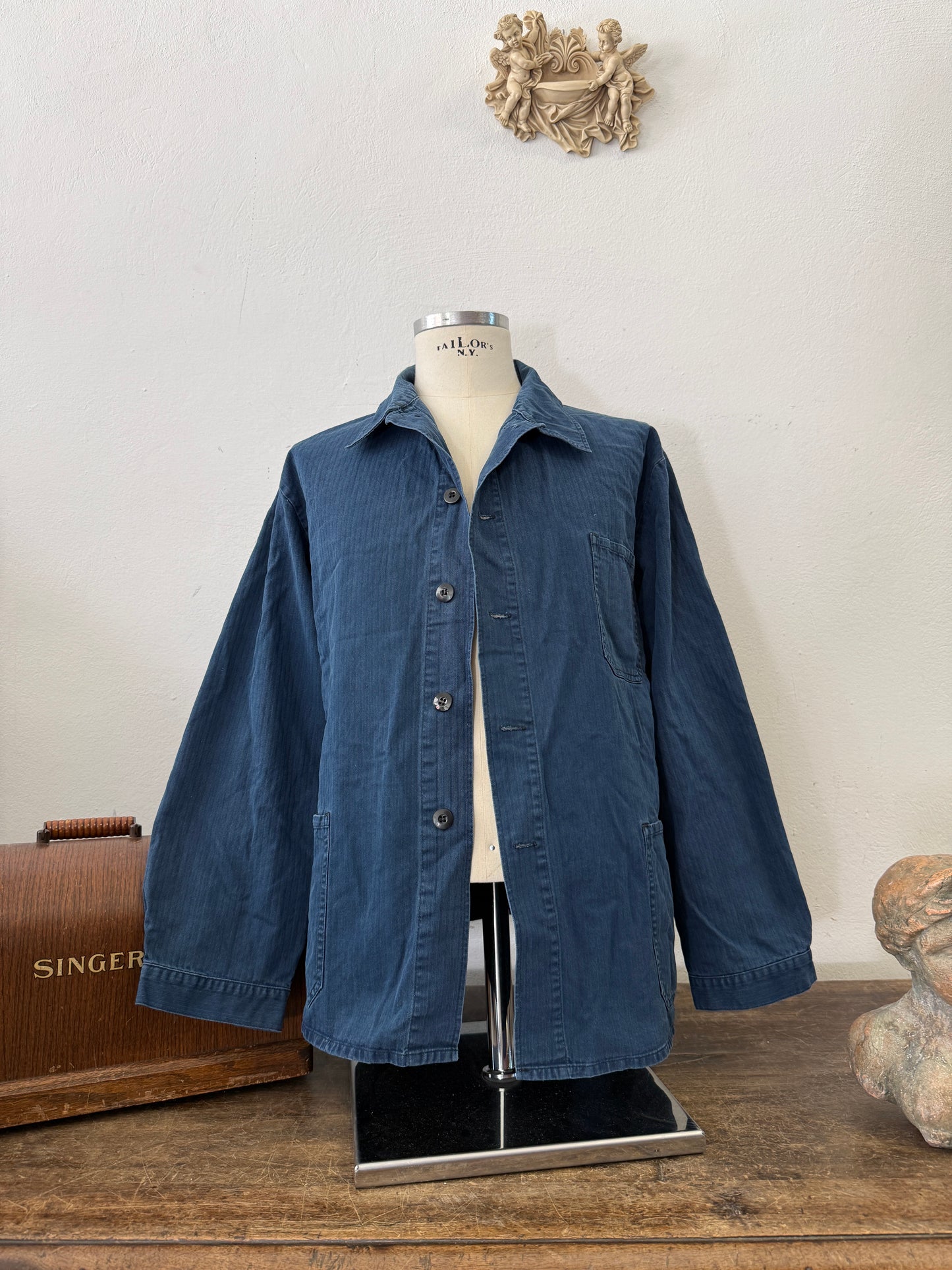 Vintage 90’s German Army Work Jacket HBT “L”